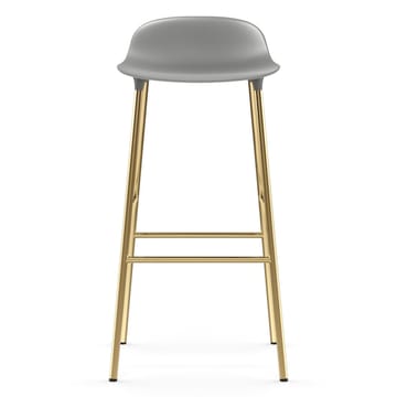 Form σκαμπό με μπρούντζινα πόδια cm - Γκρι - Normann Copenhagen