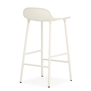 Form σκαμπό με μεταλλικά πόδια - Λευκό - Normann Copenhagen