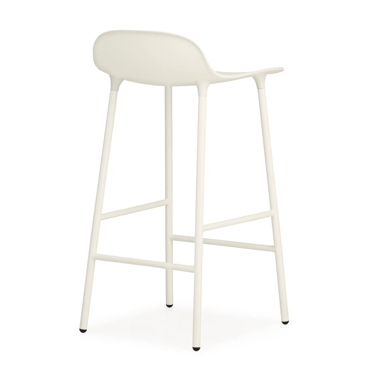 Form σκαμπό με μεταλλικά πόδια, Λευκό Normann Copenhagen