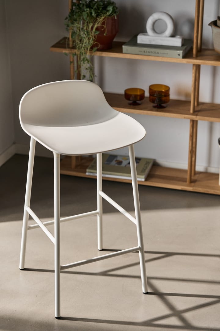 Form σκαμπό με μεταλλικά πόδια, Λευκό Normann Copenhagen
