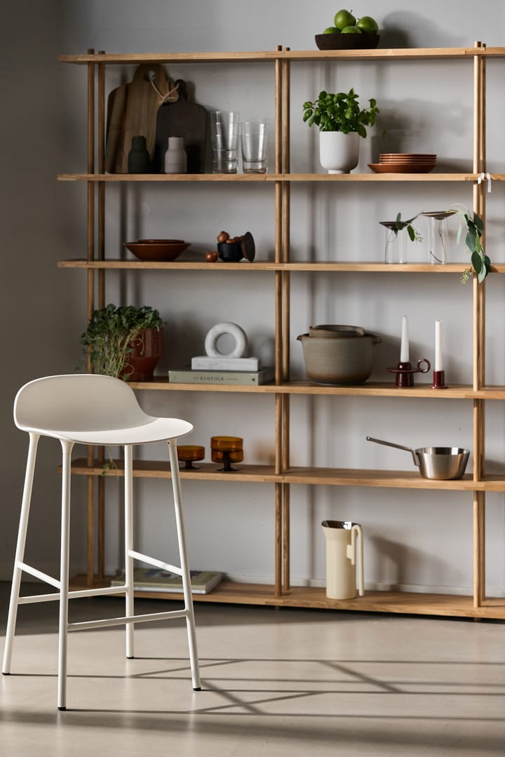 Form σκαμπό με μεταλλικά πόδια, Λευκό Normann Copenhagen