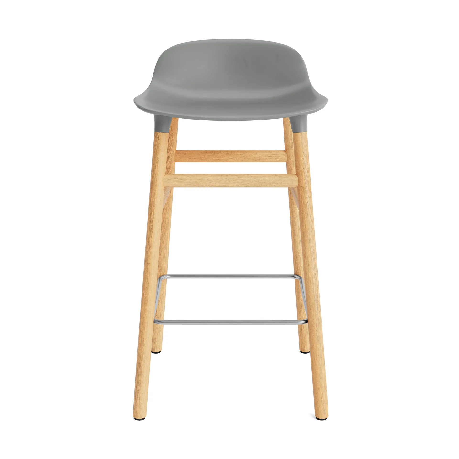 Form σκαμπό με πόδια από καρυδιά, Γκρι Normann Copenhagen