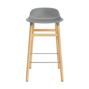 Form σκαμπό με πόδια από καρυδιά - Γκρι - Normann Copenhagen