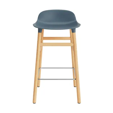 Form σκαμπό με πόδια από καρυδιά - Μπλε - Normann Copenhagen