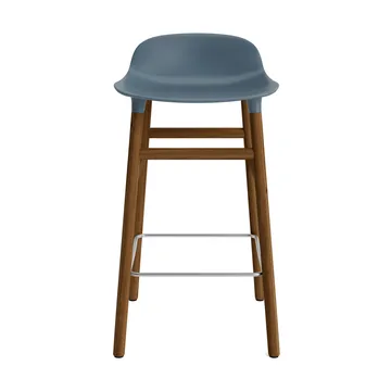 Form σκαμπό με πόδια από καρυδιά - Μπλε - Normann Copenhagen