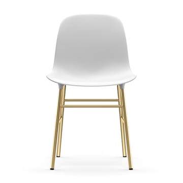Καρέκλα Form με πόδια από ορείχαλκο - Λευκό - Normann Copenhagen