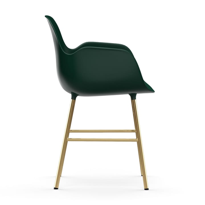 Form πολυθρόνα με μπρούντζινα �πόδια, Πράσινο Normann Copenhagen