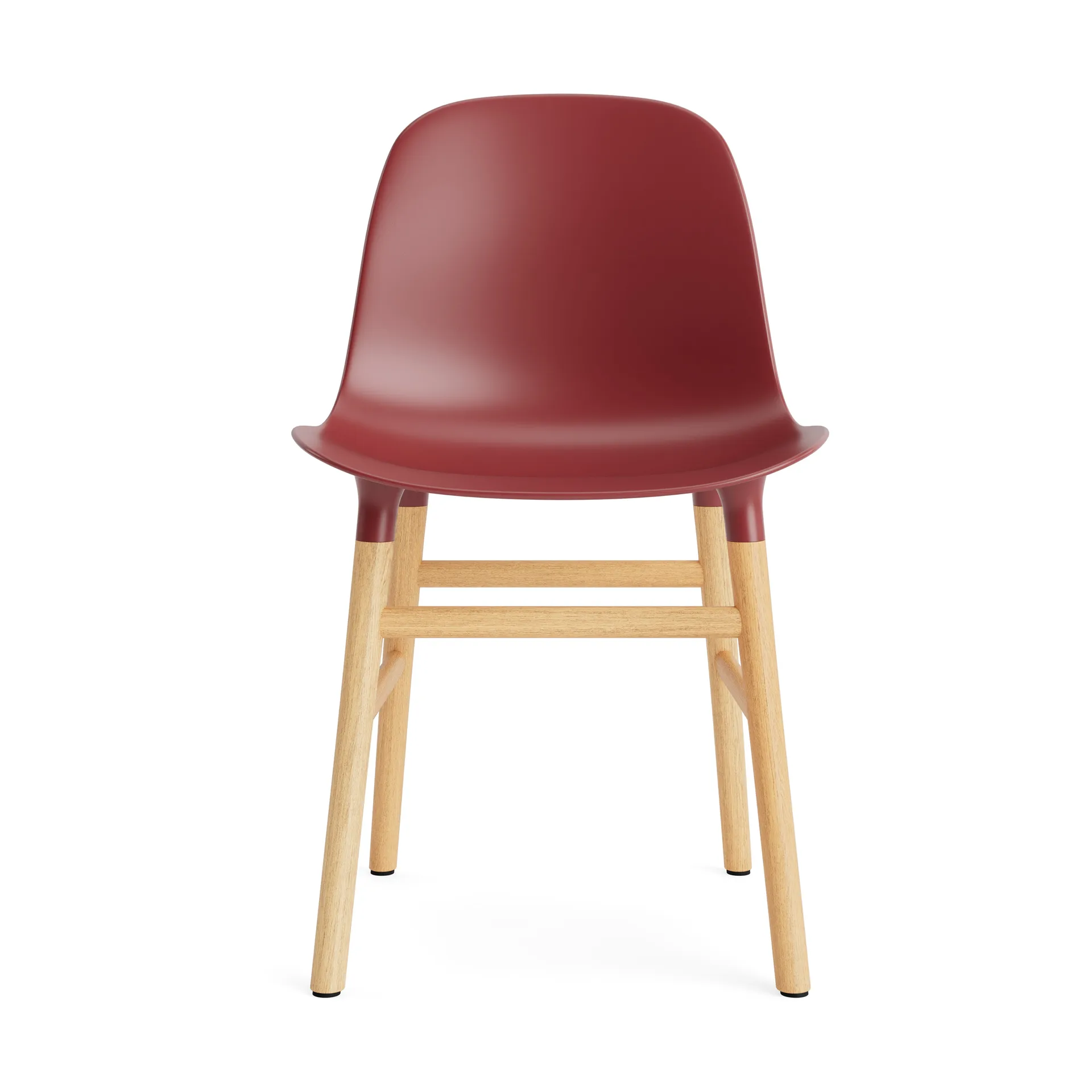 Καρέκλα Form, κόκκινο, πόδια δρυός Normann Copenhagen