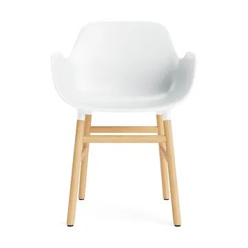 Πολυθρόνα Form  - Λευκό, δρύινα πόδια - Normann Copenhagen