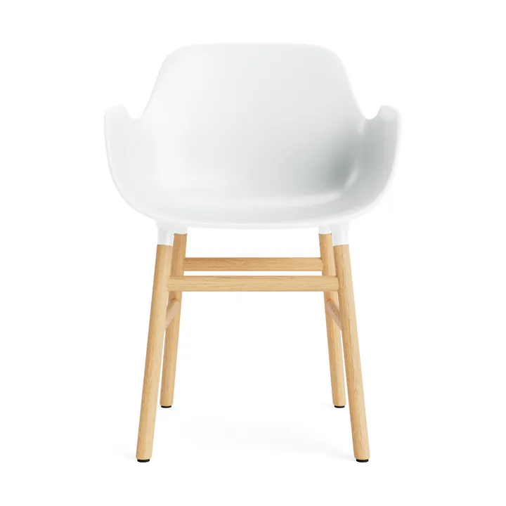Πολυθρόνα Form  - Λευκό, δρύινα πόδια - Normann Copenhagen
