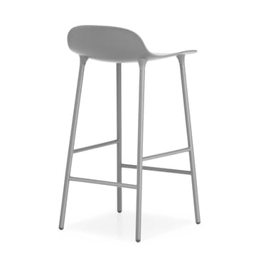 Form σκαμπό με μεταλλικά πόδια - Γκρι - Normann Copenhagen