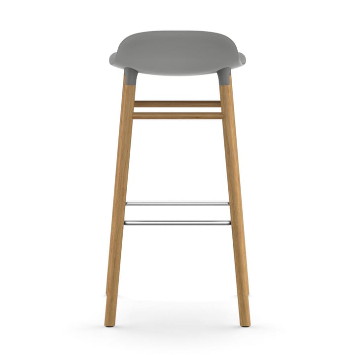 Form σκαμπό με πόδια από καρυδιά, Γκρι Normann Copenhagen