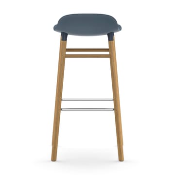 Form σκαμπό με πόδια από καρυδιά - Μπλε - Normann Copenhagen