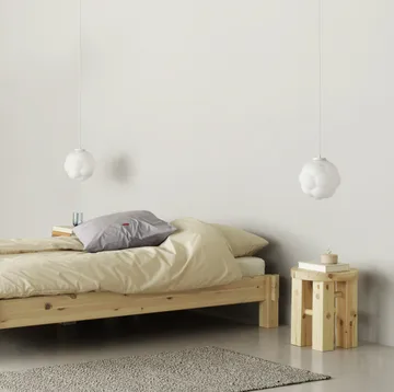Fyr στρογγυλό σκαμπό 45 cm - Pine, Ø40x45 cm - Normann Copenhagen