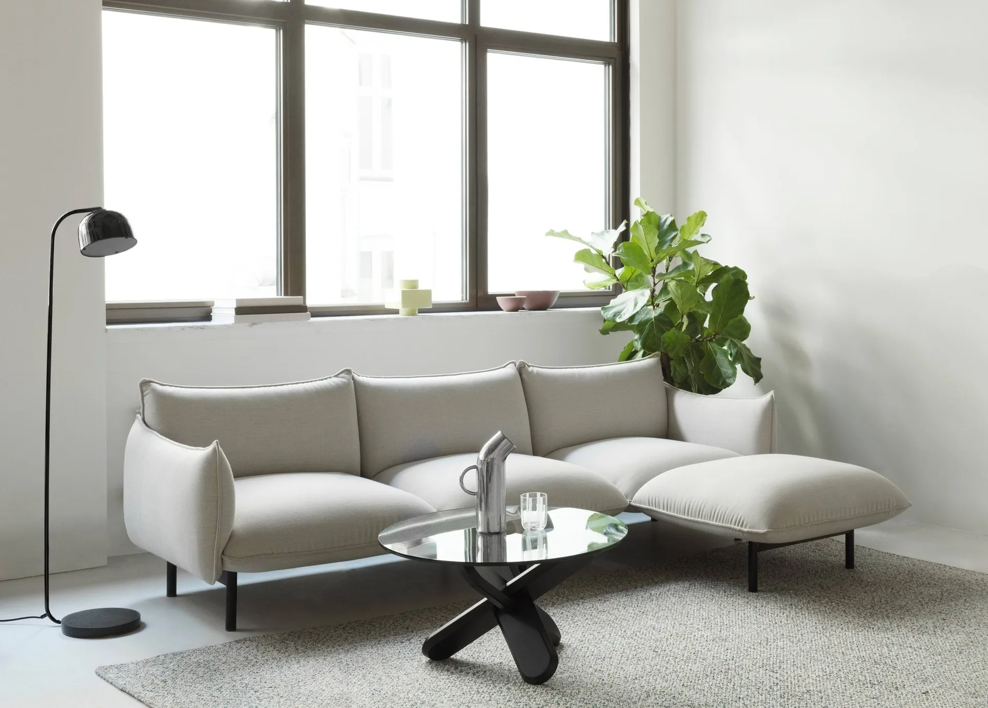 Φωτιστικό δαπέδου Grant, Black Normann Copenhagen