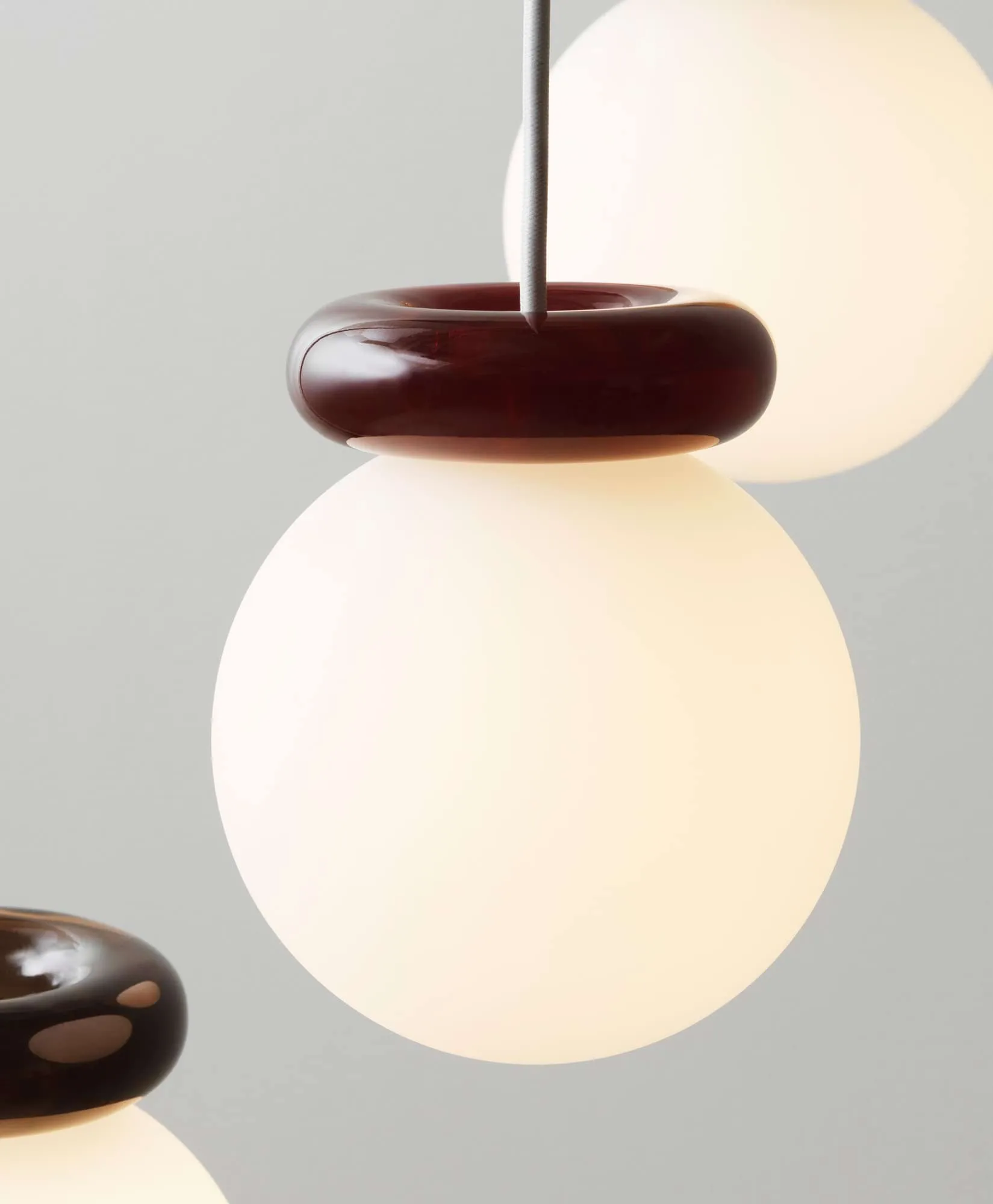 Hinx κρεμαστό φωτιστικό, Burgundy, Ø15x18 εκ. Normann Copenhagen