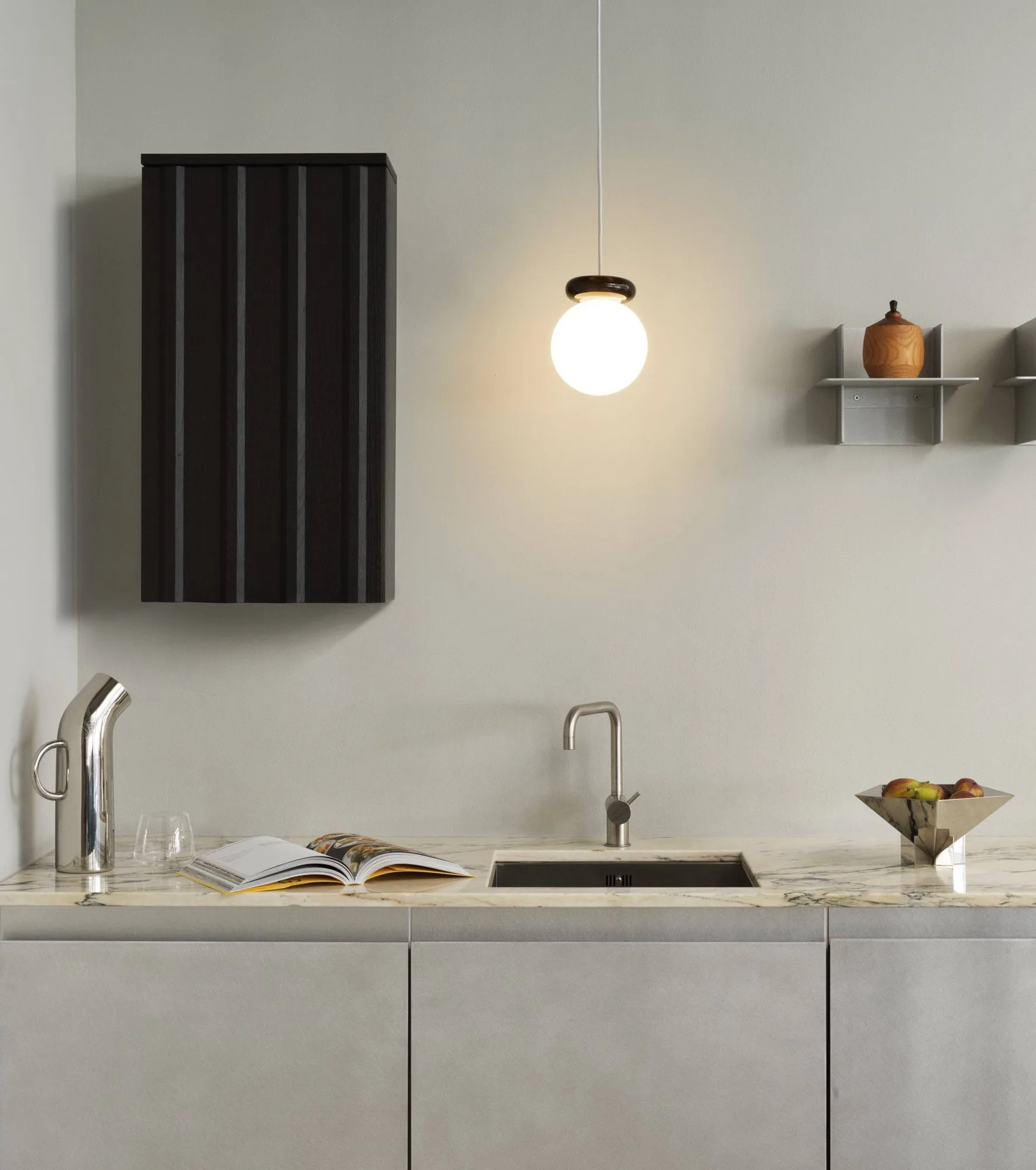 Hinx κρεμαστό φωτιστικό, Dark brown, Ø15x18 εκ. Normann Copenhagen