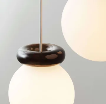 Hinx κρεμαστό φωτιστικό - Dark brown, Ø15x18 εκ. - Normann Copenhagen