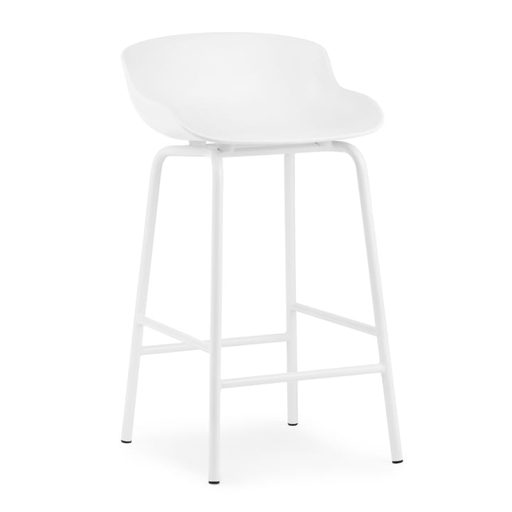 Hyg σκαμπό με μεταλλικά πόδια 65 cm - Λευκό - Normann Copenhagen