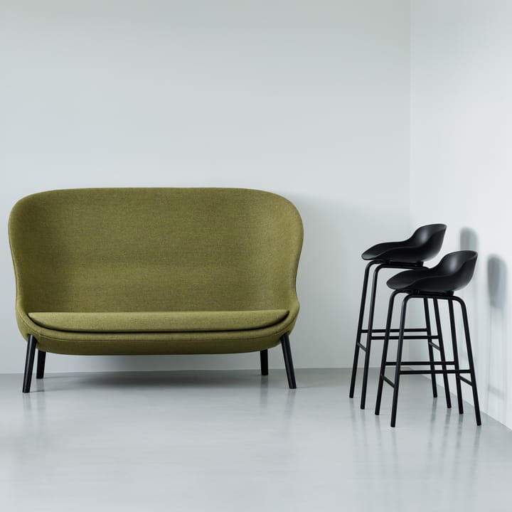 Hyg σκαμπό με μεταλλικά πόδια 75 cm, Μαύρο Normann Copenhagen