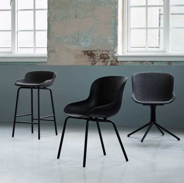 Καρέκλα Hyg με μεταλλικά πόδια, Μαύρος Normann Copenhagen