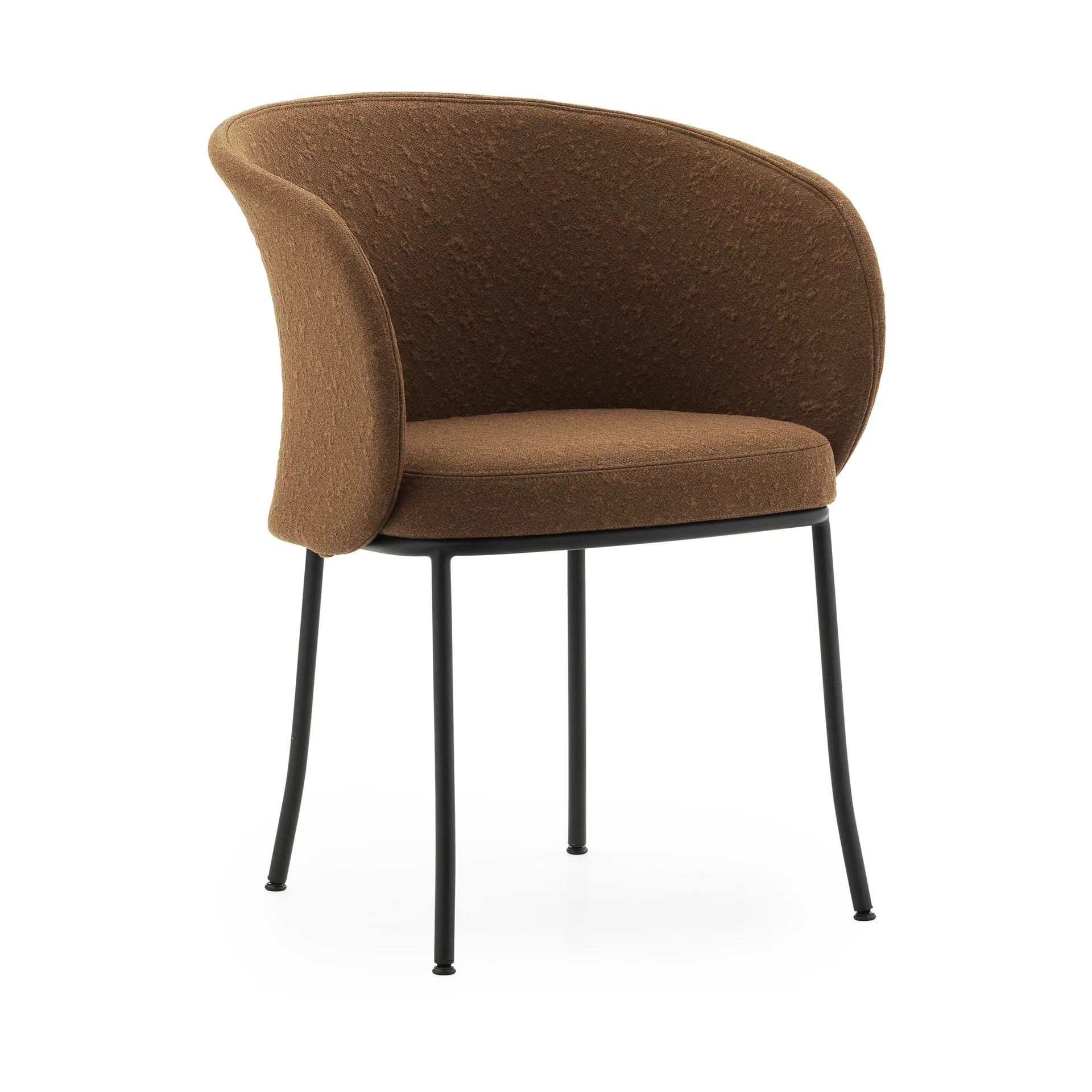 Knit καρεκλοπολυθρόνα, Brandy-black steel Normann Copenhagen
