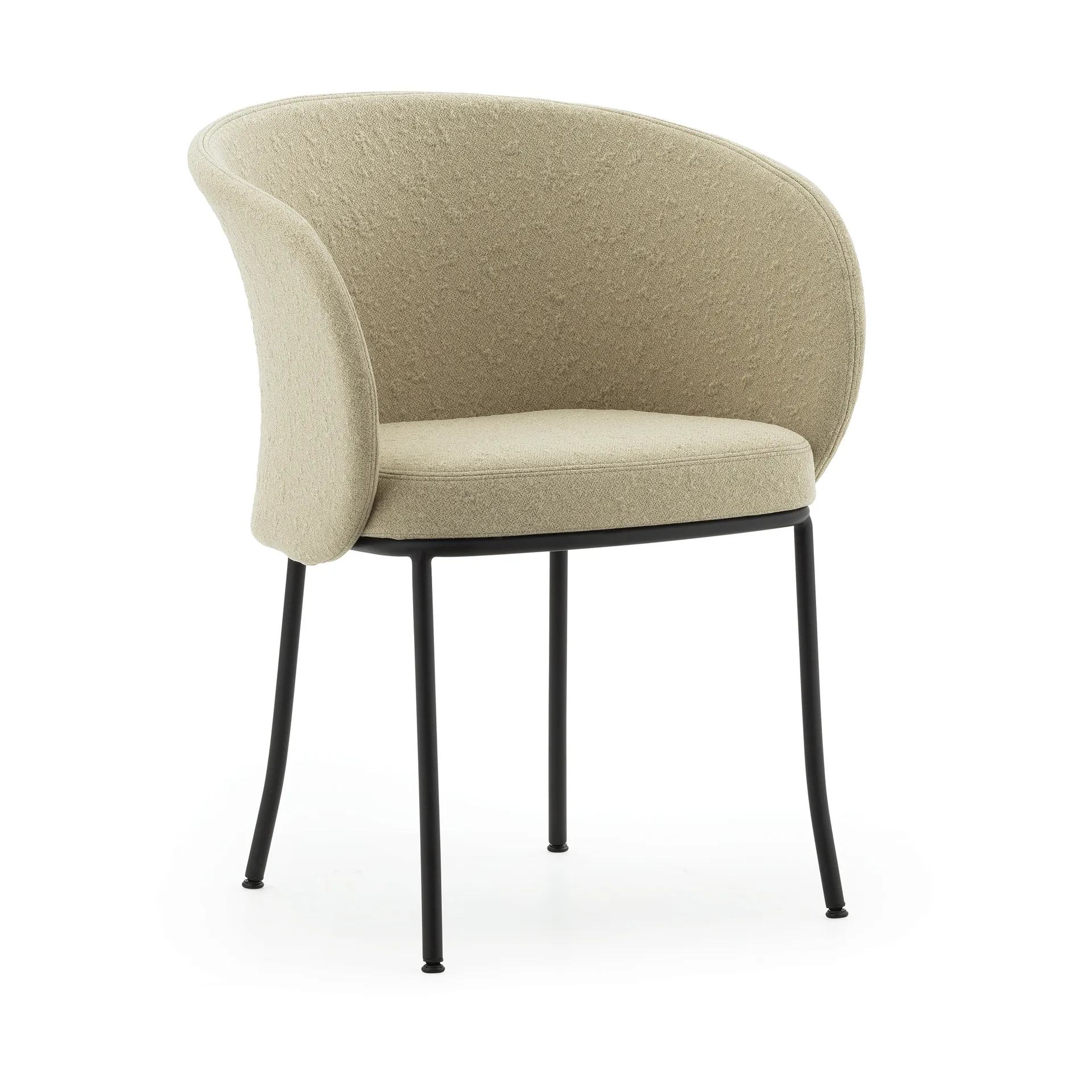 Knit καρεκλοπολυθρόνα, Sand-black steel Normann Copenhagen