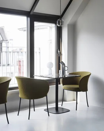 Knit καρεκλοπολυθρόνα - Sand-black steel - Normann Copenhagen