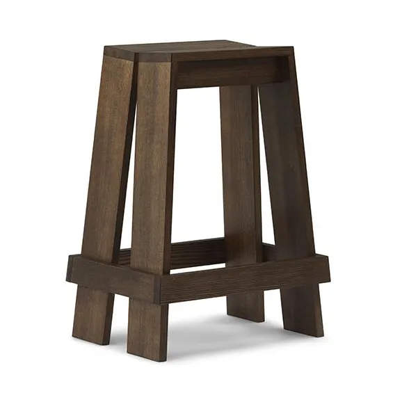 Let σκαμπό μπαρ 65 cm, Brown Stained Ash Normann Copenhagen