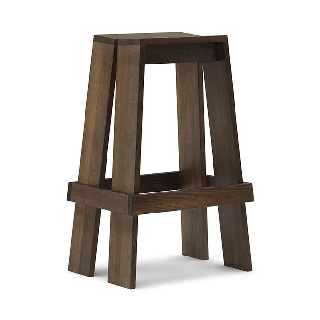 Let σκαμπό μπαρ 75 cm, Brown Stained Ash Normann Copenhagen