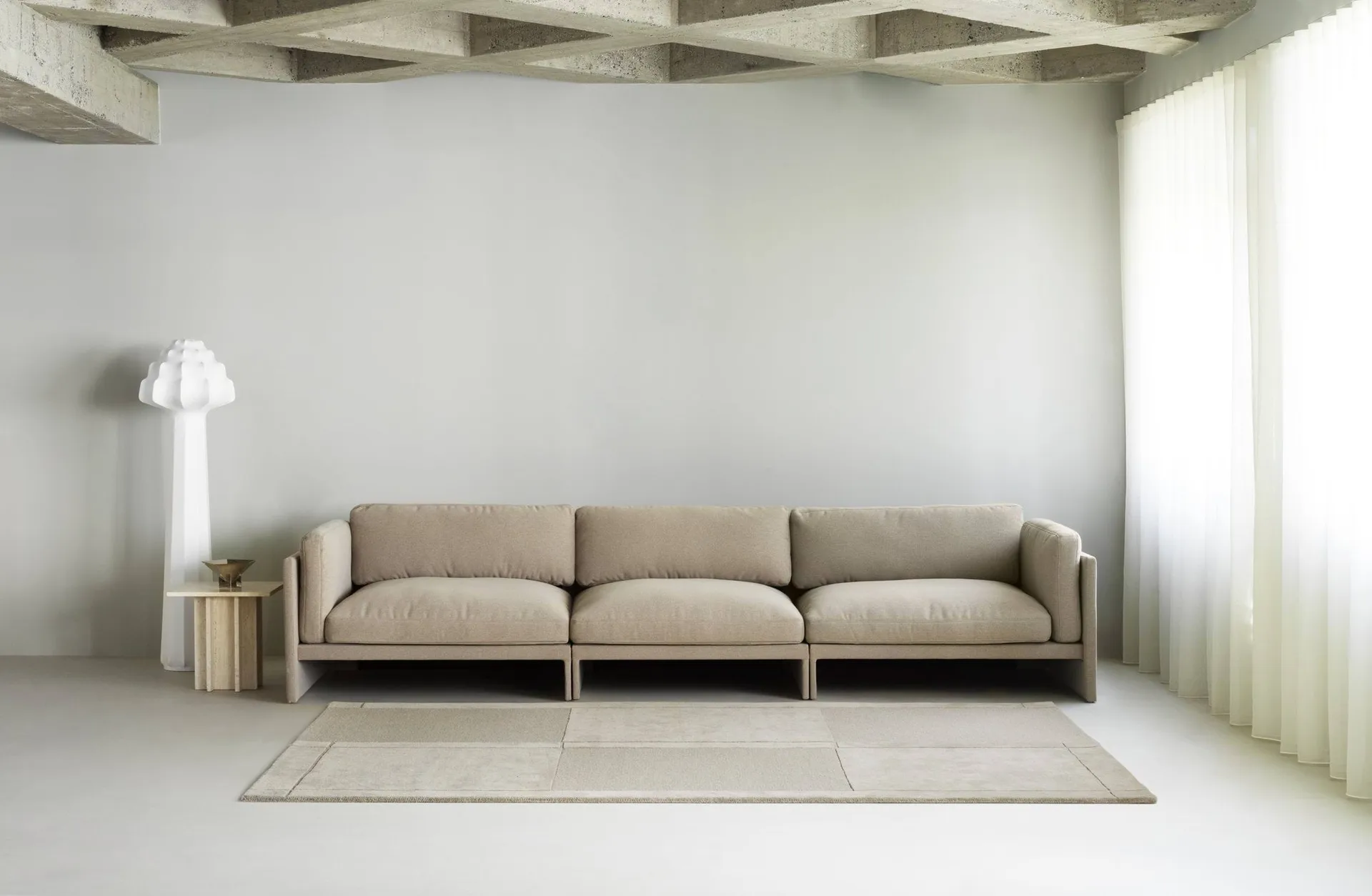 Level χαλί από μαλλί, Warm grey, 170x240 cm Normann Copenhagen