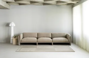 Level χαλί από μαλλί - Warm grey, 250x350 cm - Normann Copenhagen