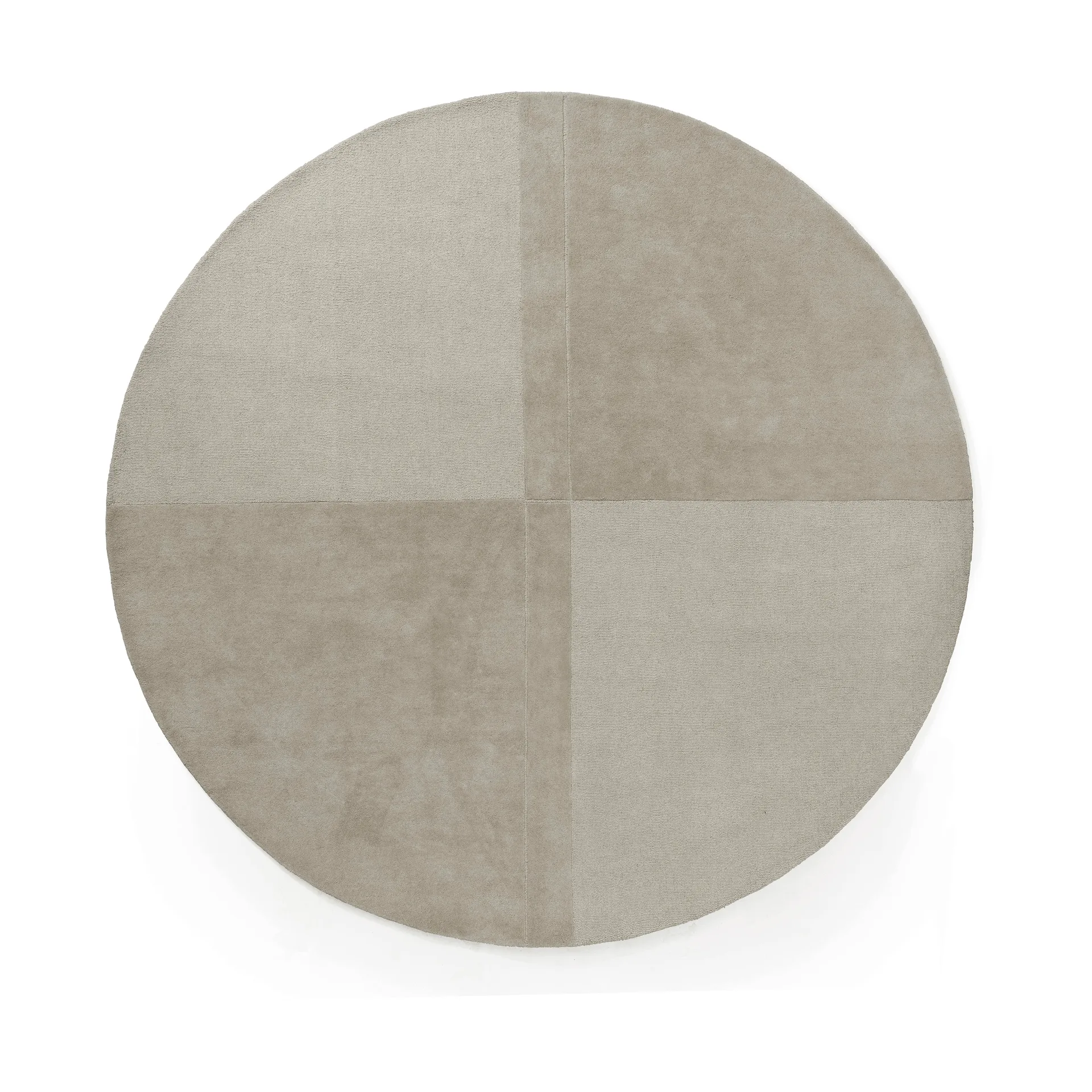 Level χαλί από μαλλί, στρογγυλό, Warm grey, Ø280 cm Normann Copenhagen