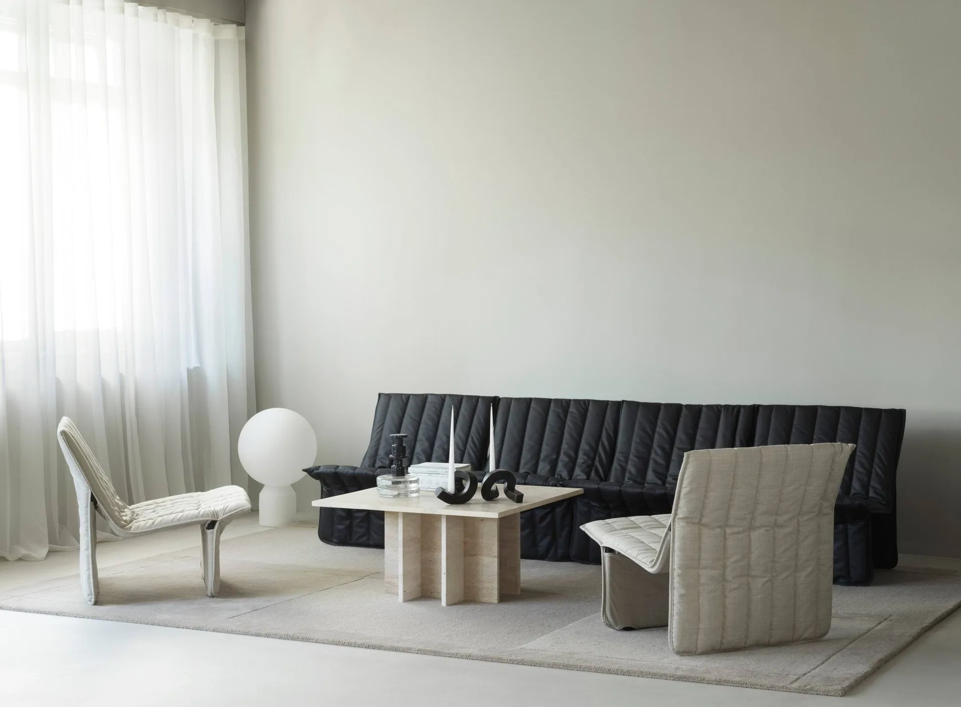 Limit πολυθρόνα lounge, Remix 133 grå Normann Copenhagen