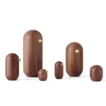 Little Bird φιγούρα καρυδιά - 10 cm - Normann Copenhagen