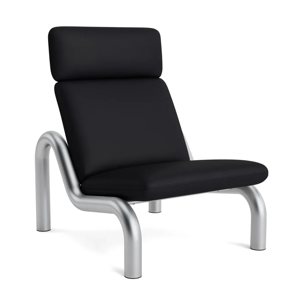 Καρέκλα lounge Tube, Ultra Black 41599 Normann Copenhagen