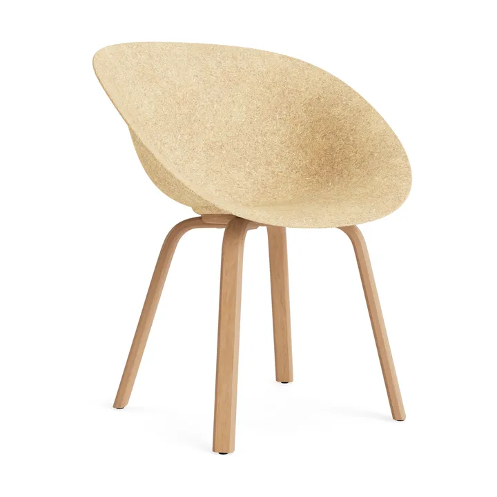 Πολυθρόνα Mat Armchair - Hemp-beech - Normann Copenhagen