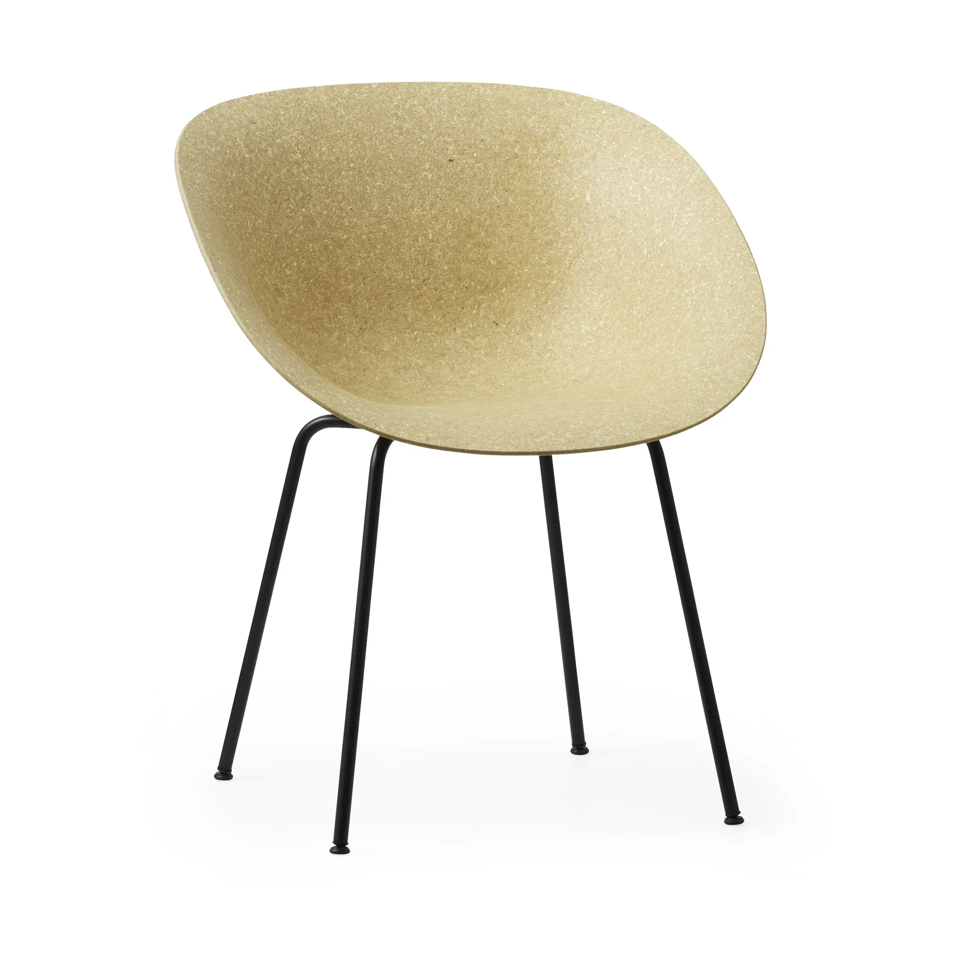 Πολυθρόνα Mat Armchair, Hemp-black steel Normann Copenhagen