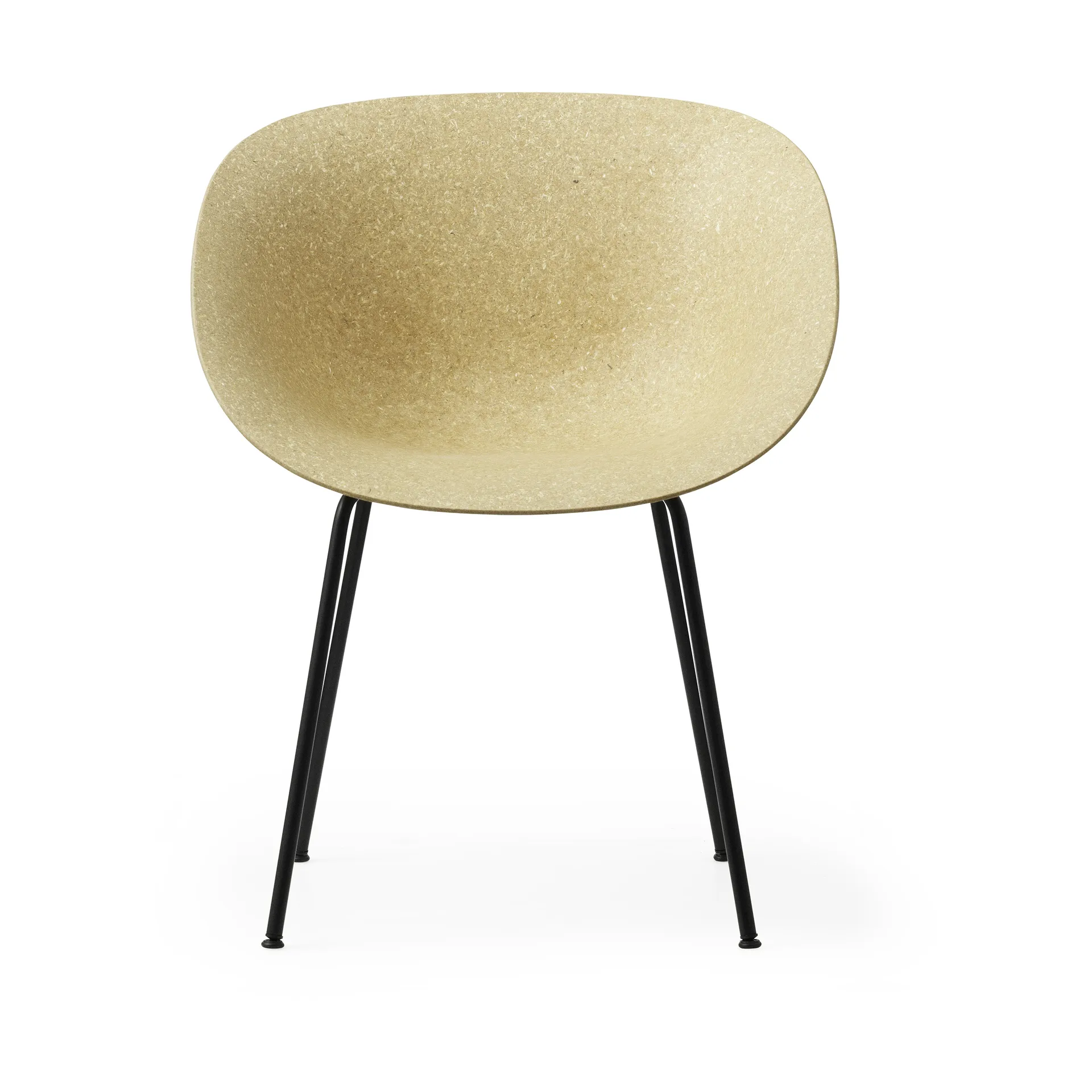 Πολυθρόνα Mat Armchair, Hemp-black steel Normann Copenhagen
