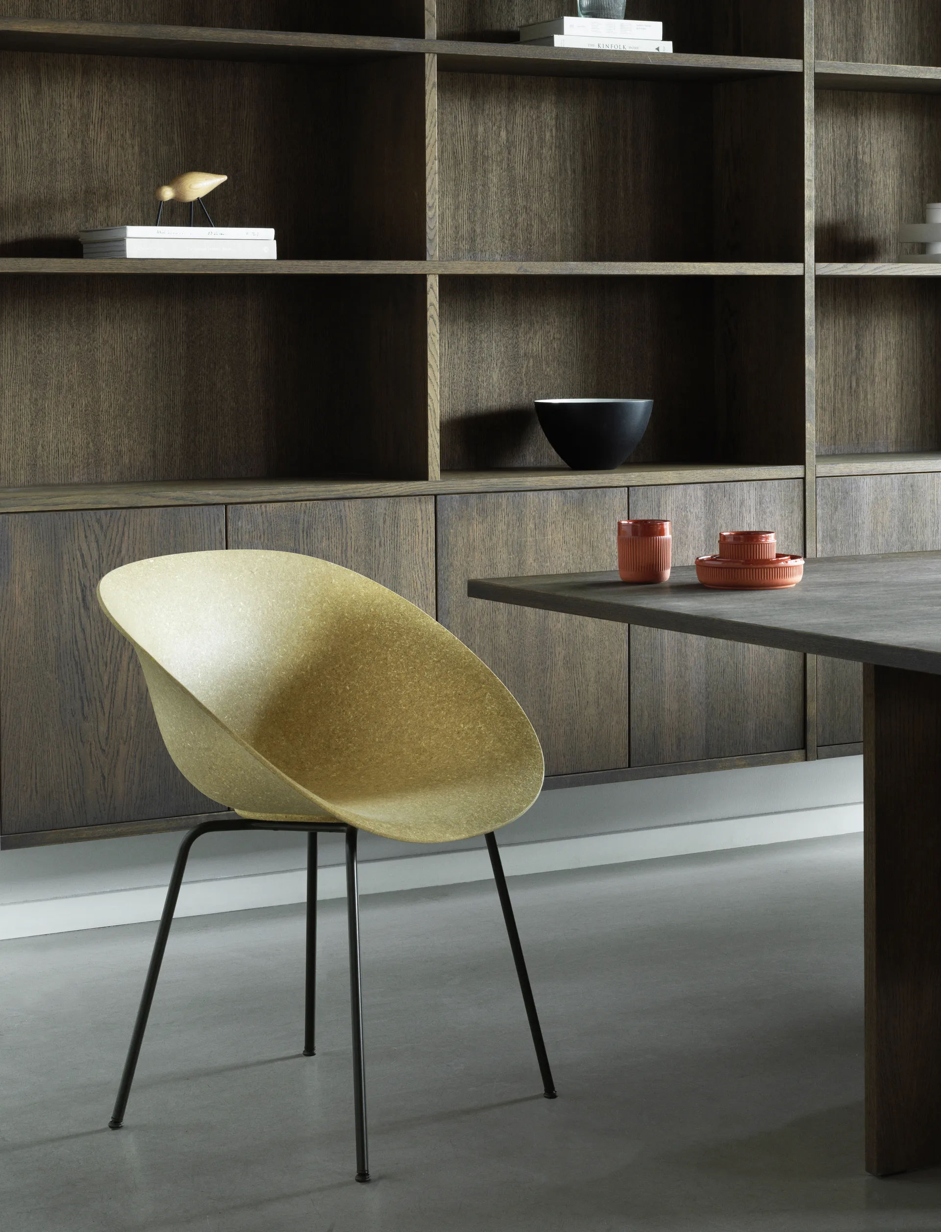 Πολυθρόνα Mat Armchair, Hemp-black steel Normann Copenhagen