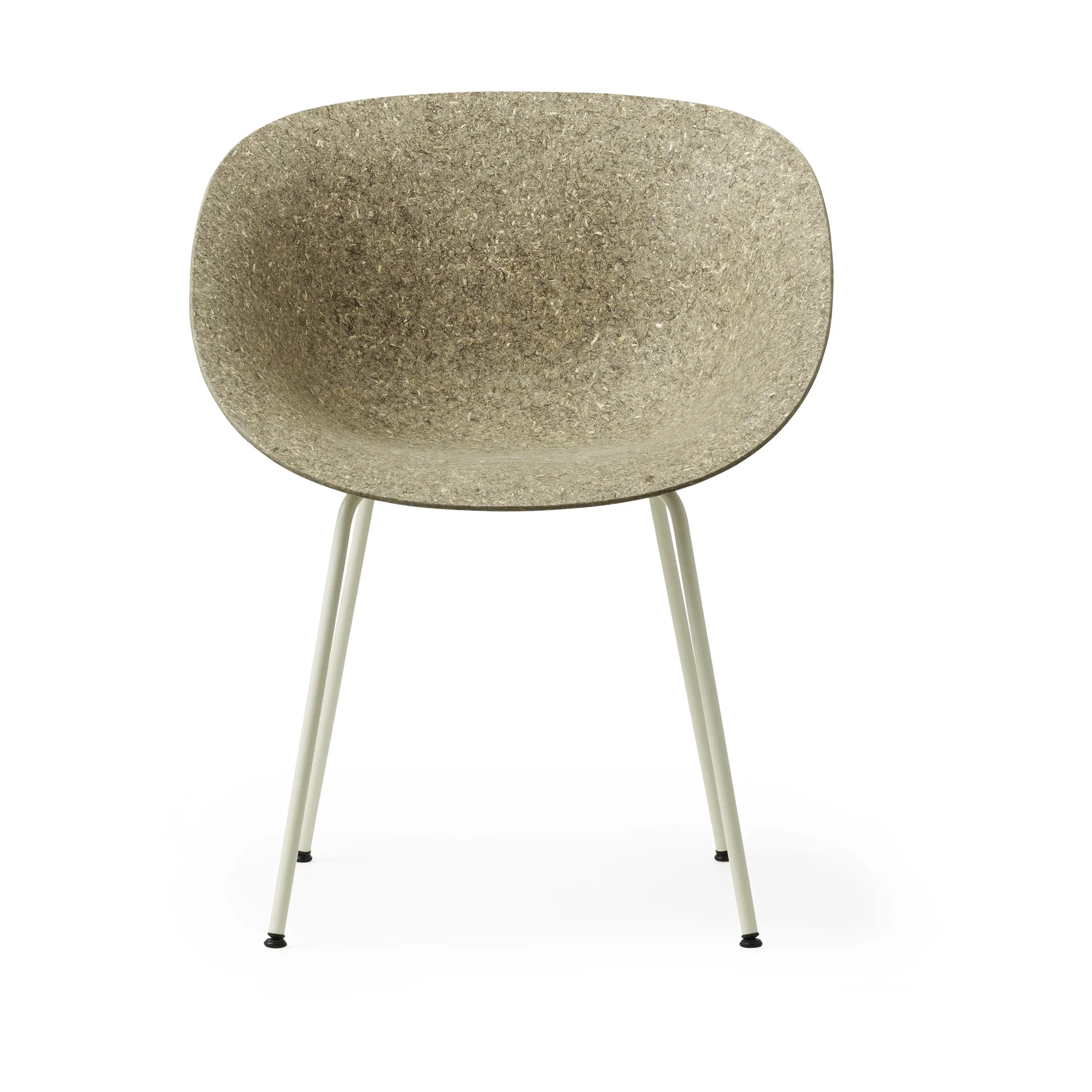Πολυθρόνα Mat Armchair, Seaweed-cream steel Normann Copenhagen