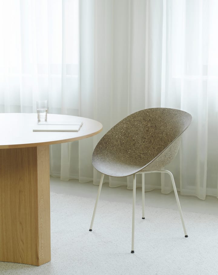 Πολυθρόνα Mat Armchair, Seaweed-cream steel Normann Copenhagen
