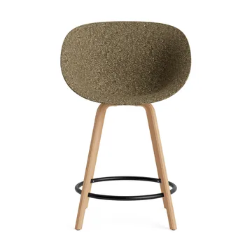 Mat Bar Armchair πολυθρόνα με μπράτσα 65 cm - Seaweed-beech-black steel - Normann Copenhagen