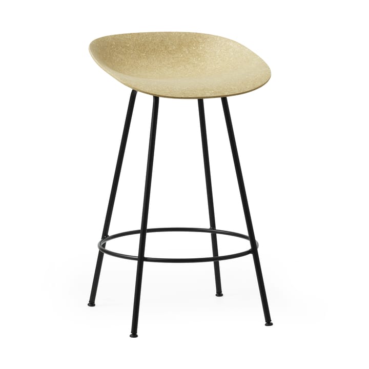 Σκαμπό Μπαρ Mat Barstool 65 εκ. - Hemp-black steel - Normann Copenhagen