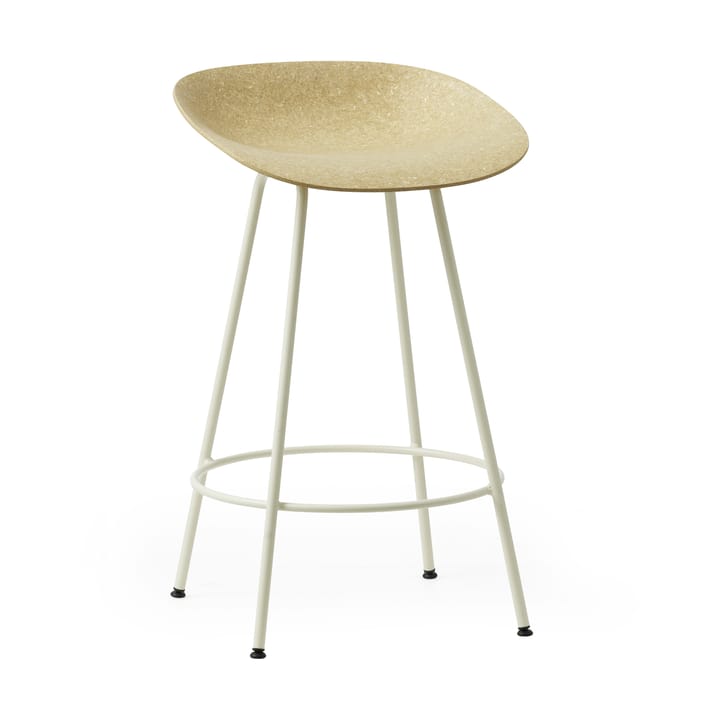 Σκαμπό Μπαρ Mat Barstool 65 εκ. - Hemp-cream steel - Normann Copenhagen