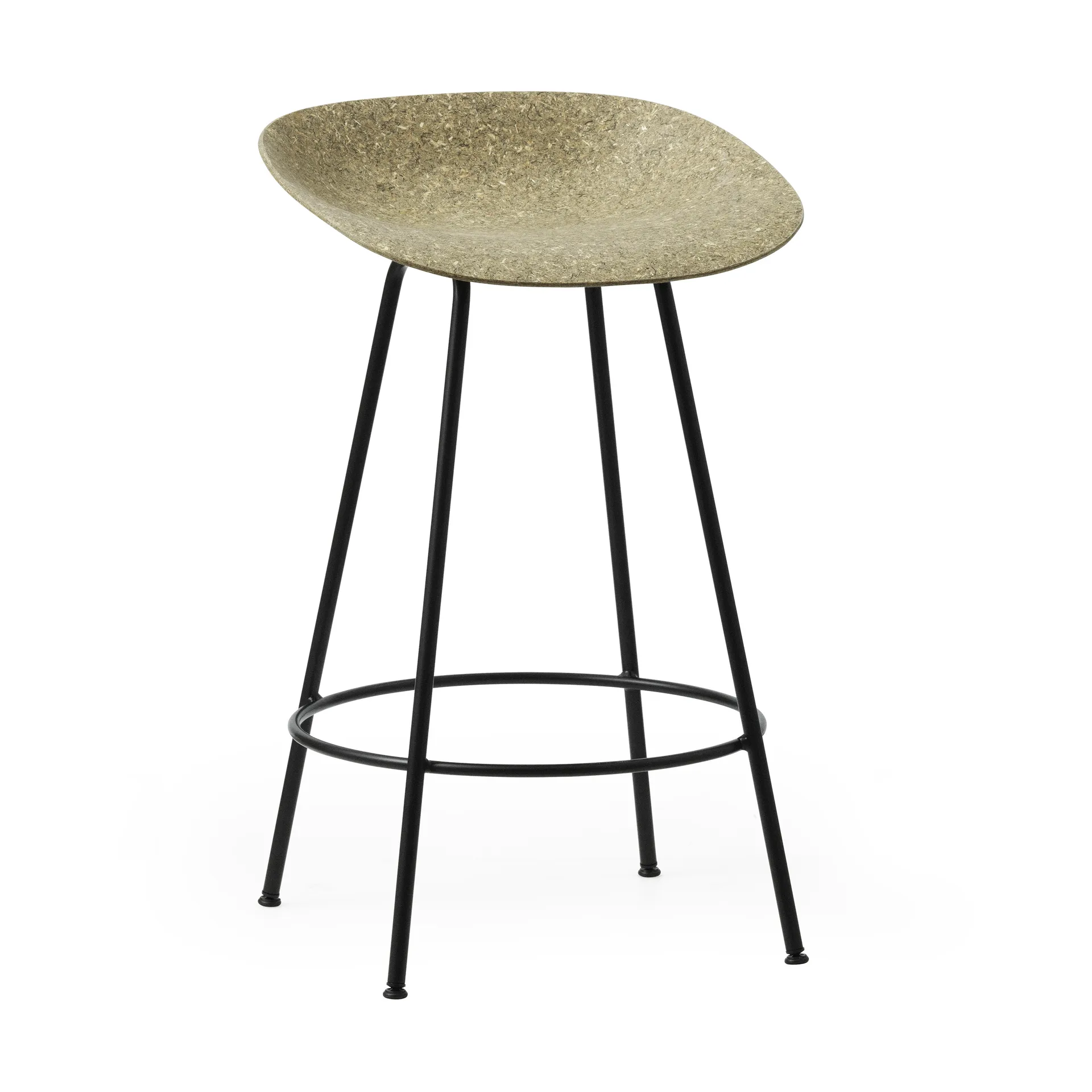 Σκαμπό Μπαρ Mat Barstool 65 εκ., Seaweed-black steel Normann Copenhagen