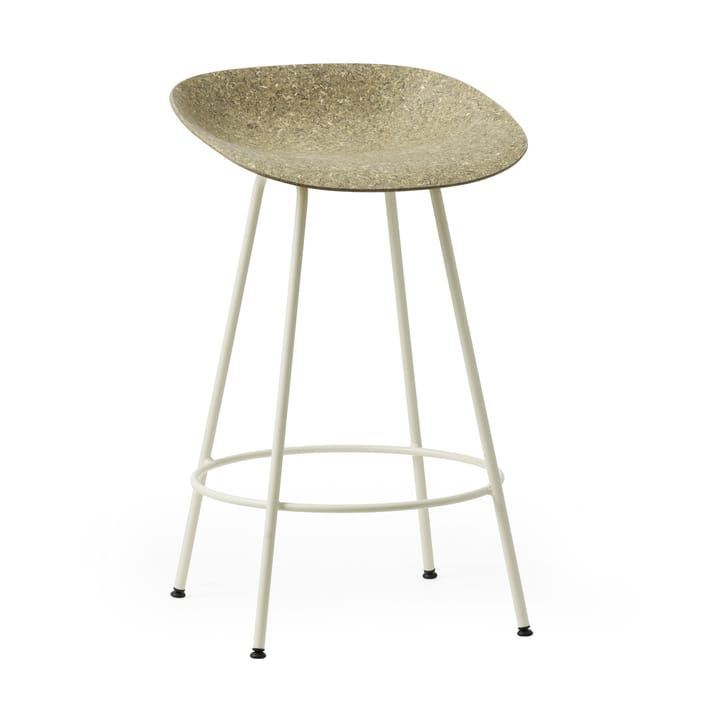 Σκαμπό Μπαρ Mat Barstool 65 εκ. - Seaweed-cream steel - Normann Copenhagen