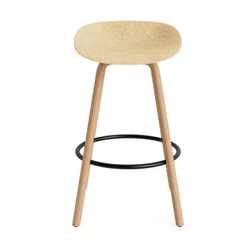 Σκαμπό Μπαρ Mat Barstool 75 εκ. - Hemp-beech-black steel - Normann Copenhagen