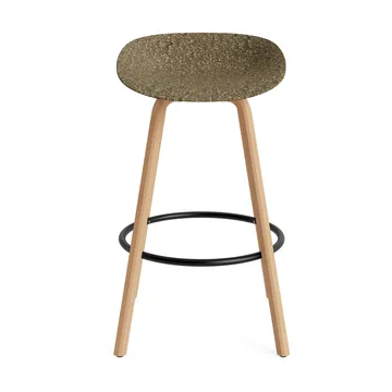Σκαμπό Μπαρ Mat Barstool 75 εκ. - Seaweed-beech-black steel - Normann Copenhagen