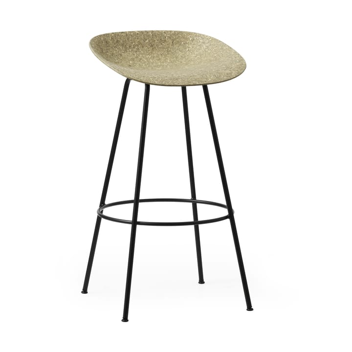 Σκαμπό Μπαρ Mat Barstool 75 εκ. - Seaweed-black steel - Normann Copenhagen